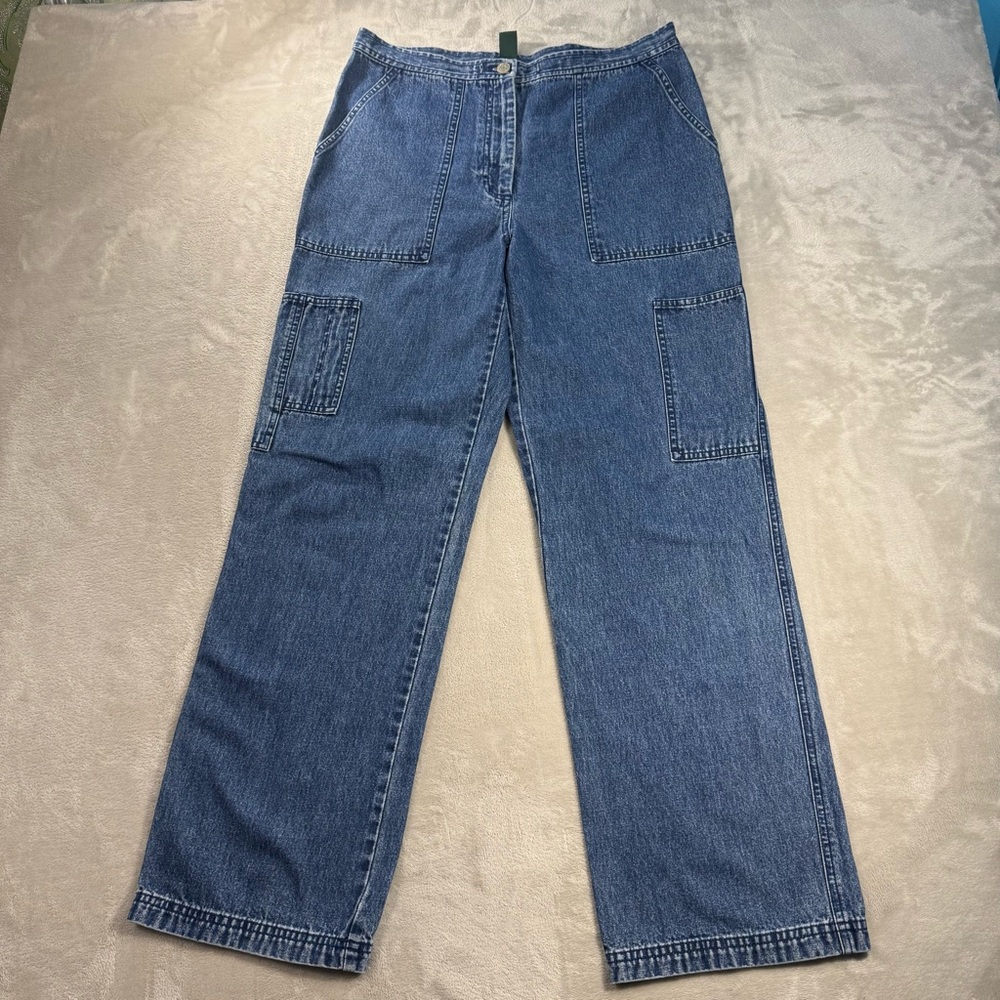 Vintage Lauren Jeans Co by Ralph Lauren Womens Jeans Sz M Wide leg